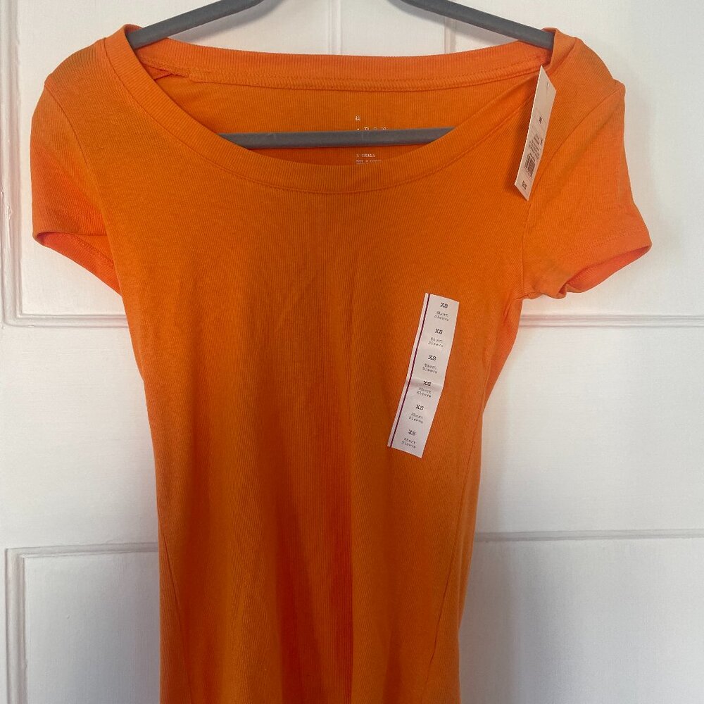 NWT, A New Day Orange T-Shirt  XS